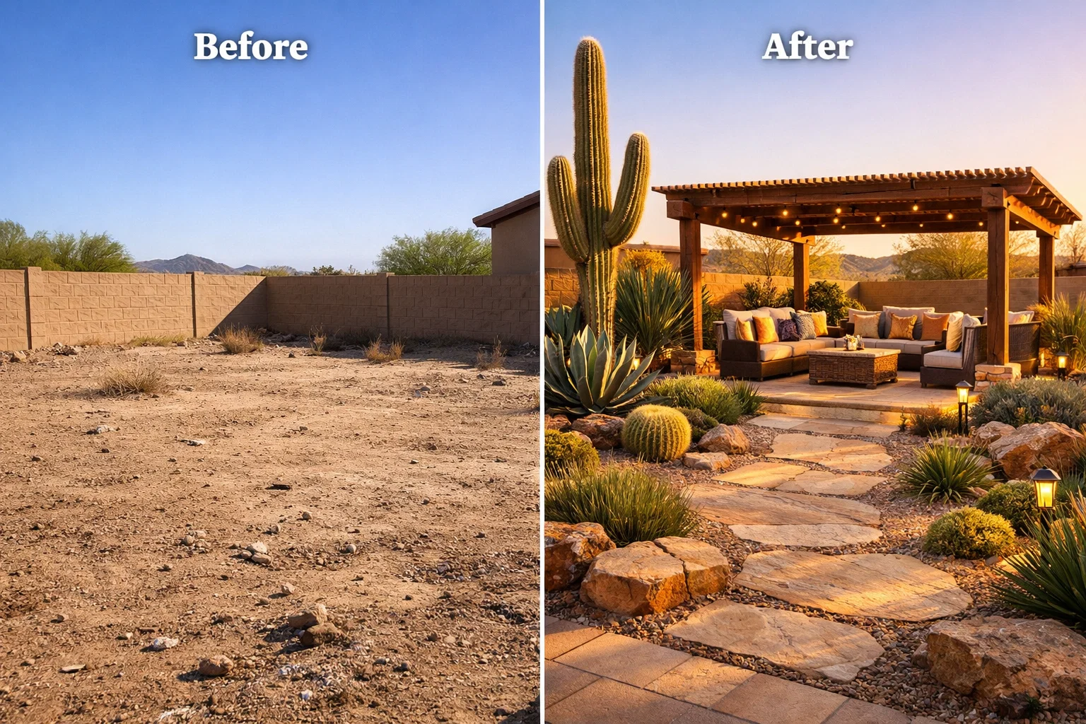 common phoenix desert landscaping mistakes to avoid